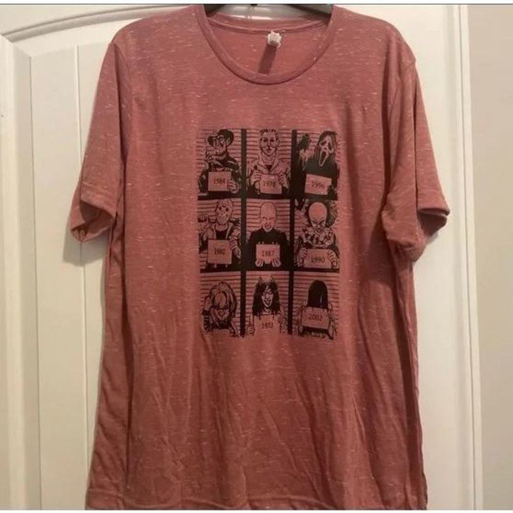 Halloween Horror Shirt Mugshots Size Large